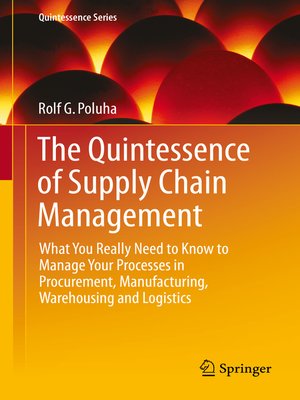 cover image of The Quintessence of Supply Chain Management